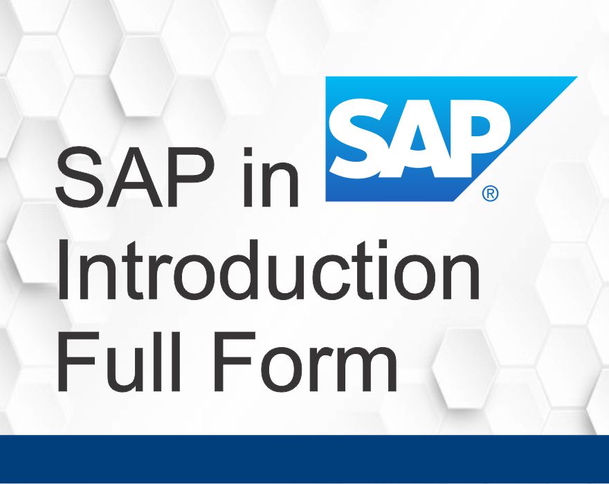 sap in introduction full form